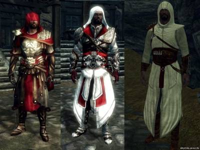 Skyrim — Пак брони из Assassins Creed I и II